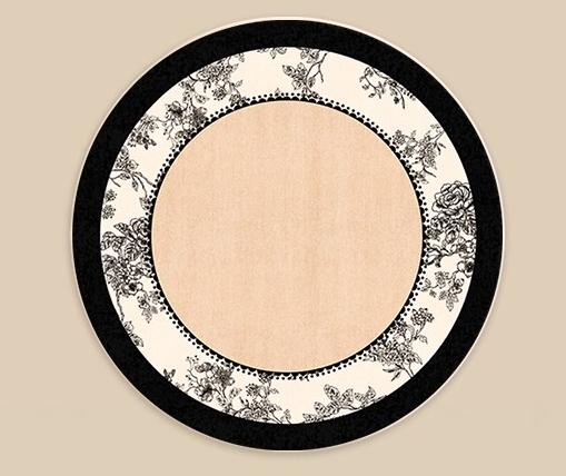 Light Luxury Carpets for Living Room Thick Plush Study Floor Mat Cream Style Bedroom Decor Round Carpet Fluffy Soft Bedside Rug