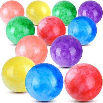 Pelotas Bouncy Mármolizadas Tamaño 12 pulgadas Juguetes Inflables Para Niños Fiesta Carnaval Parque Playa Patio Trasero Interior Exterior Juegos