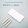 ZISIZ Stainless Steel BBQ Flat Skewers
