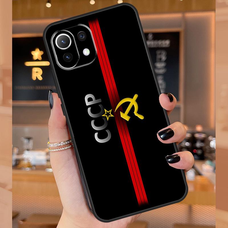 Soviet Union USSR Flag Case For Xiaomi 15 Ultra 14 13T 14T 15T Pro 17 Pro Max POCO F8 F7 F5 F6 X3 X5 X6 X7 Pro Cover