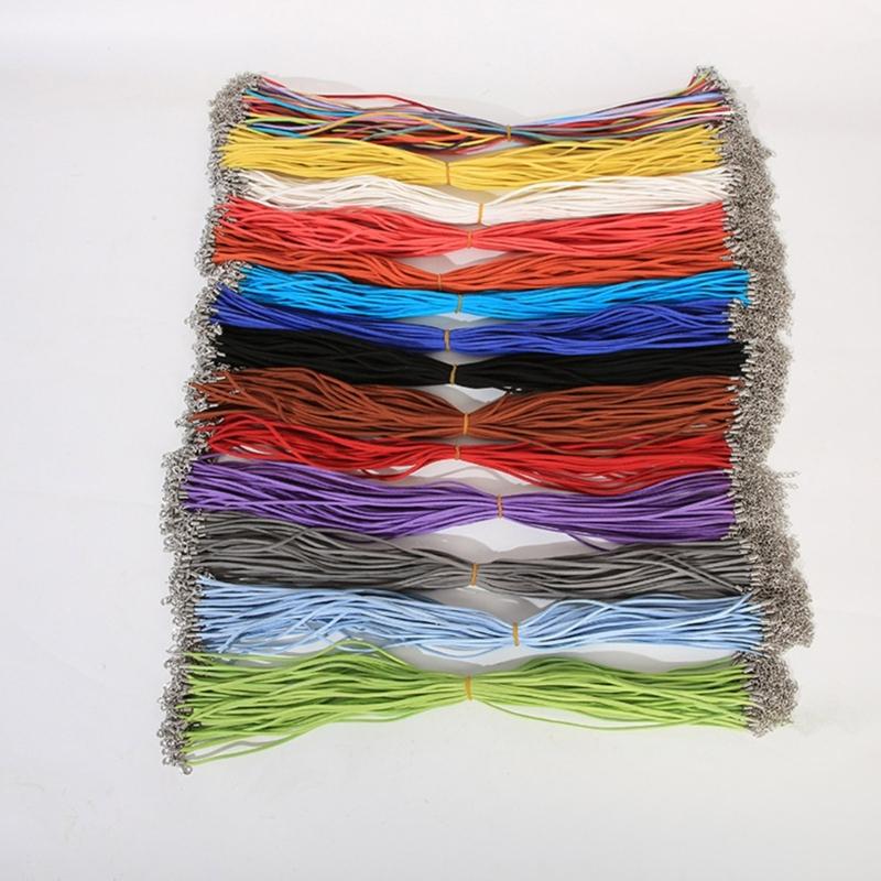 Soft Comfortable Suedes Rope Adjustable Velvets Cord Chain Lobster Clasp String Cord for Pendant Necklace Jewelry Making