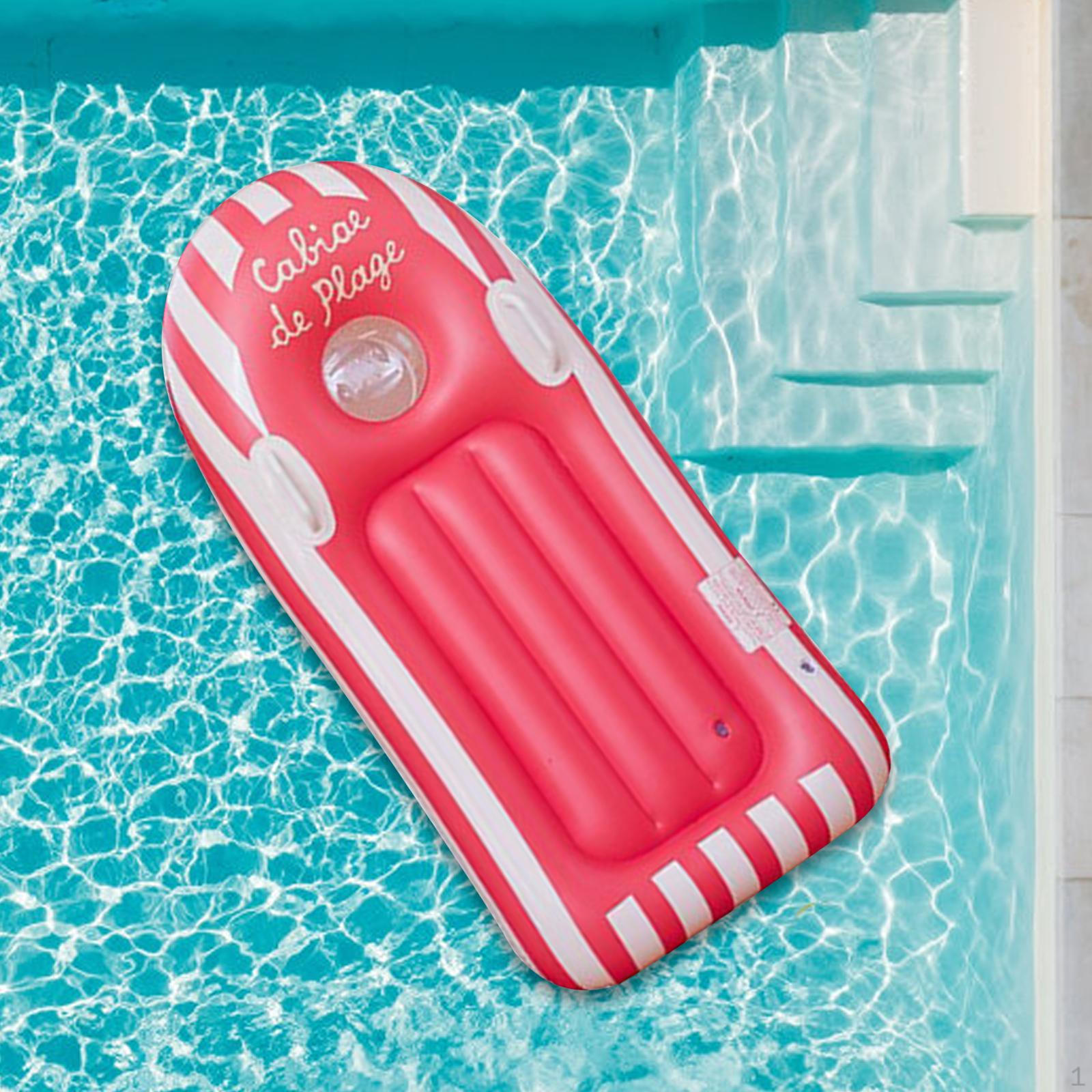 

Надувной бодиборд Водная игрушка Серфборд для пляжной летней вечеринки красный