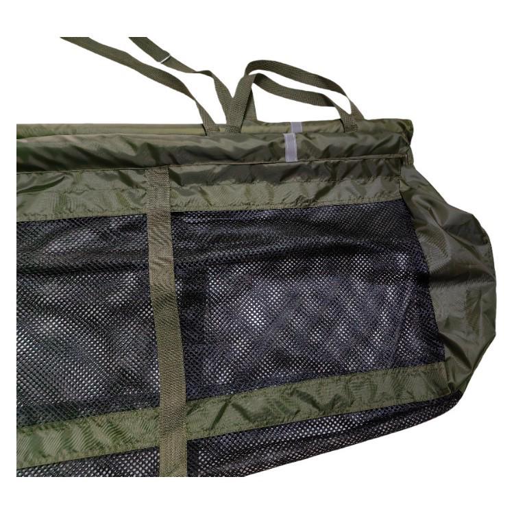 Heavy-Duty European Carp Fishing Weighing Bag - Foldable Net & Cloth Design