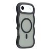 For iPhone 17 Air Case Compatible with MagSafe TPU+PC Phone Back Cover Skin Touch Wave Shape