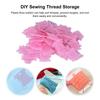 200Pcs Plastic Floss Bobbin Sorting Storage Function Butiful Practical Household   Sewing Thrd Storage
