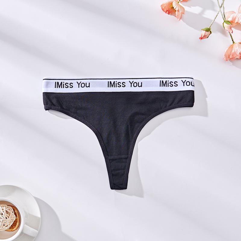 Damen Hüft-String aus atmungsaktiver Baumwolle - Bequemer breiter Bund, Nahtloses Design, Trendiger Stil