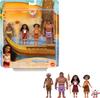 Mattel Disney Moana 2 Canoe Crew Playset with 5 Small 3 Signature Outfits Inspired by the Movie Toy Moana's Figures, & Accessories,