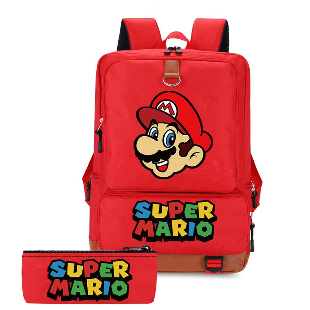 Cartoon Backpack, Primary And Secondary School Schoolbag, Backpack, Pencil Case, Two-Piece Set, Computer Bag.