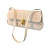 High Quality Large Capacity Shoulder Bag with Metal Buckle Leopard Print Underarm Bag Crossbody Bag