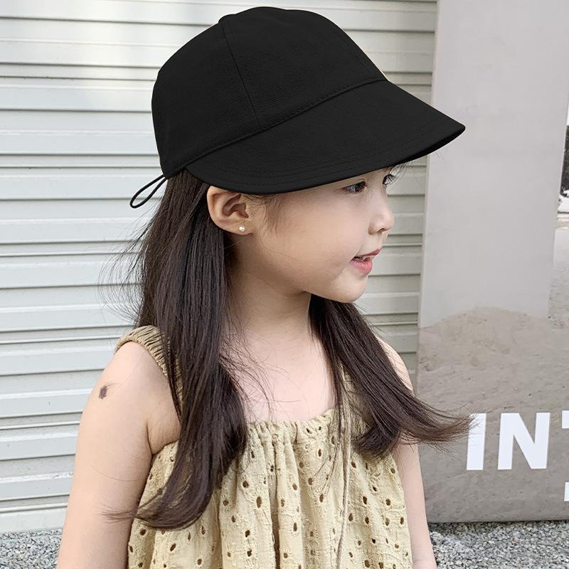 Summer Sun Hat Beach Toddler Baby Baseball Cap Kids Visor Cap For Girls Boys Travel Sun Cap Sun Protection Large Brim Cap