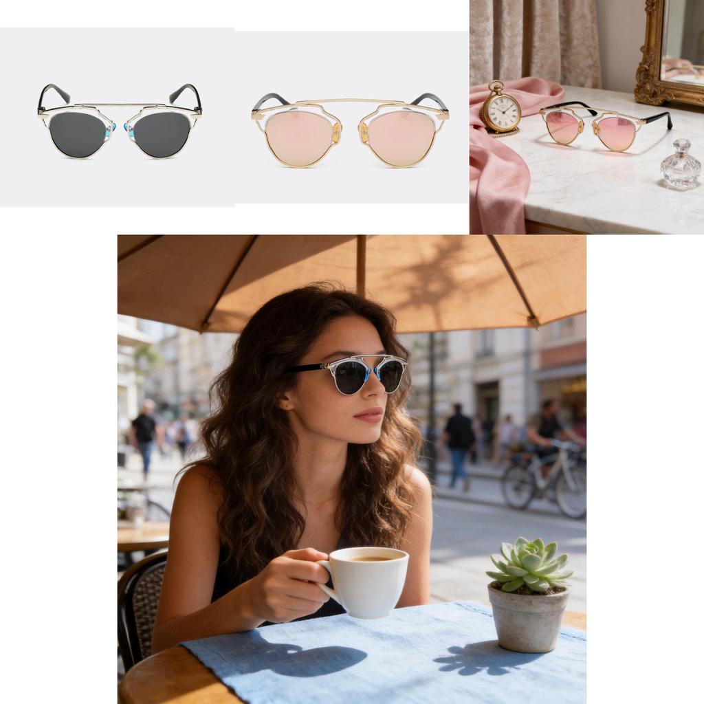 Retro Cat Eye Eyewear With Uv Block Acrylic Lenses For Stylish Ladies