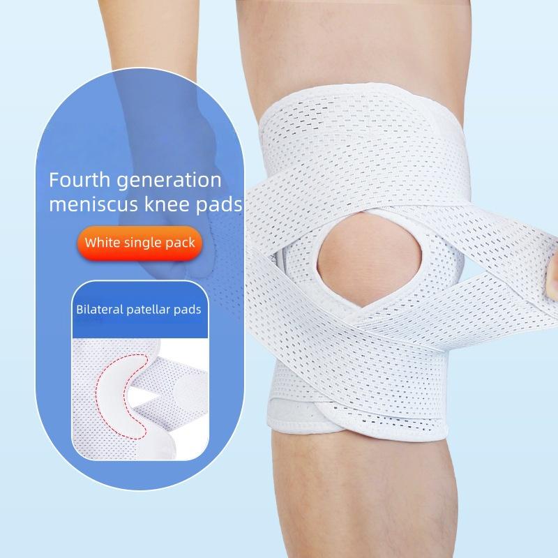 Ultra-Thin Fourth-Generation Meniscus Knee Pads for Men Women Basketball Football Sports Summer Outdoor Spandex Protection