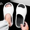 Fashion Shoes Man New Soft Bottom Sports 2025 Summer Casual Home Open Toed Shoes Color Blocked Outdoor Fashion Beach Non Slip Slippers