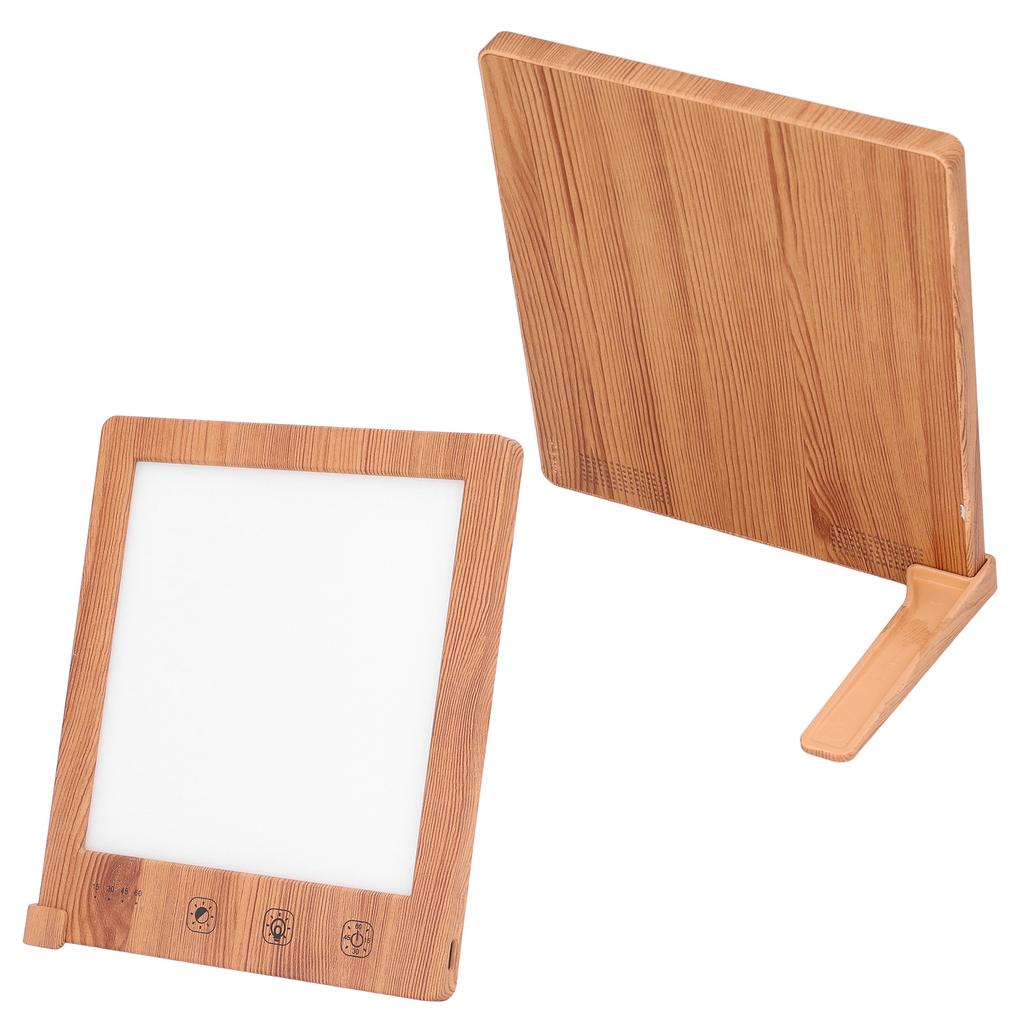 Lámpara de Terapia de Luz Espectro Completo 10000LX Luz LED de Fototerapia Regulable Temporizador Control Táctil