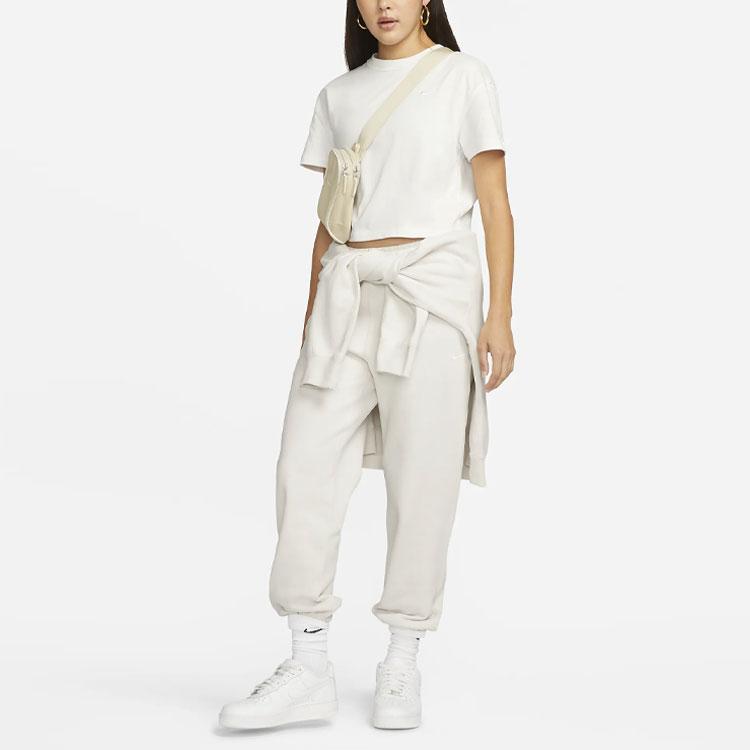 Nike Lab Fleece Solid Warm Joggers Women Bottoms White DA0334-030