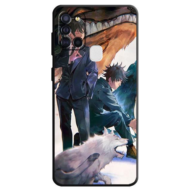 Back Tpu Soft Case For Samsung Galaxy A50 A03s A04s A10s A03 Core A04 A02s A10 A20e A70 A40 A02 A01 Chainsaw Man Anime Cover
