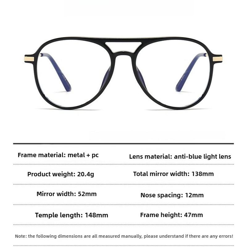 Vintage Lesebrille mit Doppelsteg für Herren Anti-Blaulicht Quadratischer Rahmen Alterssicht Brille