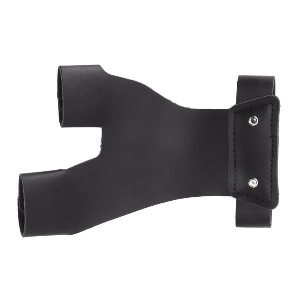 Archery Hand Guard Protector Artificial Leather Comfortable   2 Finger Archery Protective Glove for Archers