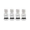 4Pcs Car Truck Motorcycle Valve Short Stems Metal Bolt Tire Valve Stem Kit with Dust Cap Stem Caps1