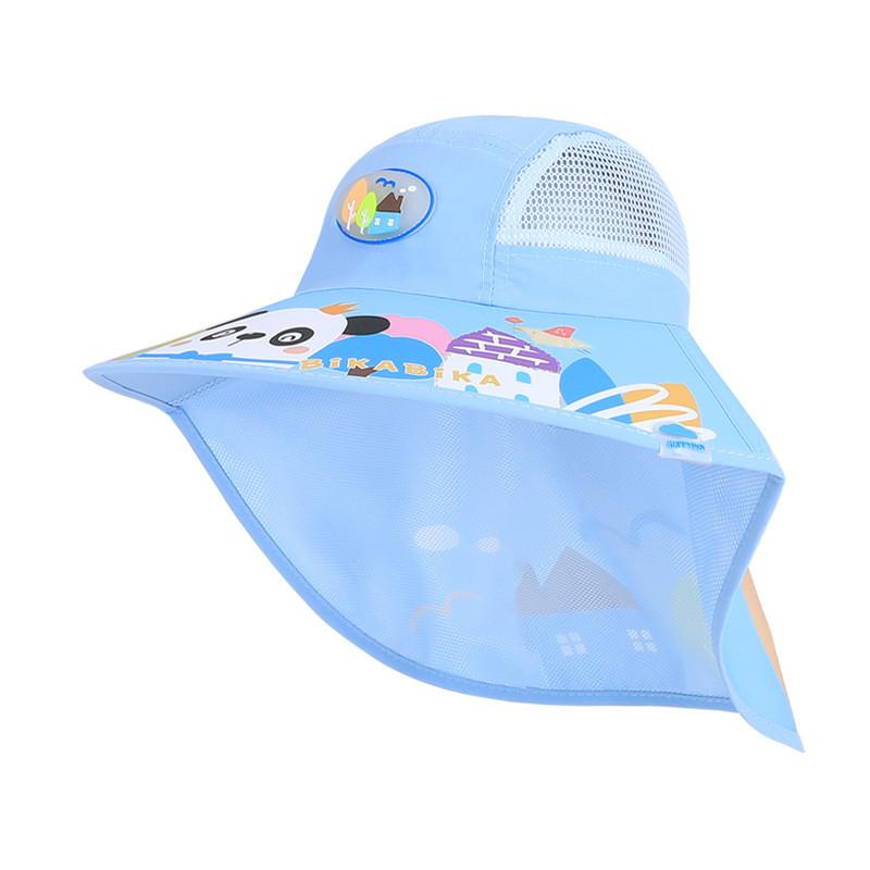 Childrens Cartoon Sun Hat With Wide Brim For Summer Outdoors Girls Boys