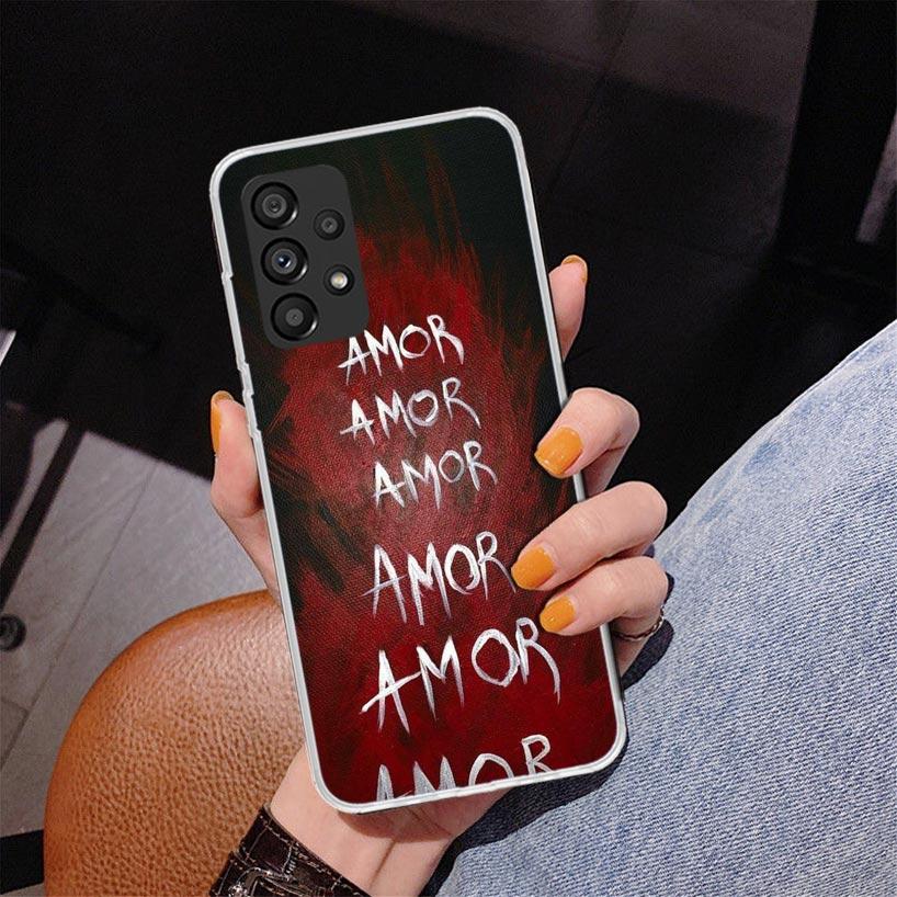 

AMOR This Is Love Phnoe Case for Samsung Galaxy A17 A37 A57 A16 A26 A36 A56 A15 A14 A13 A55 A54 A53 A35 A34 A33 A25 A24 A23 A52 Samsung A35