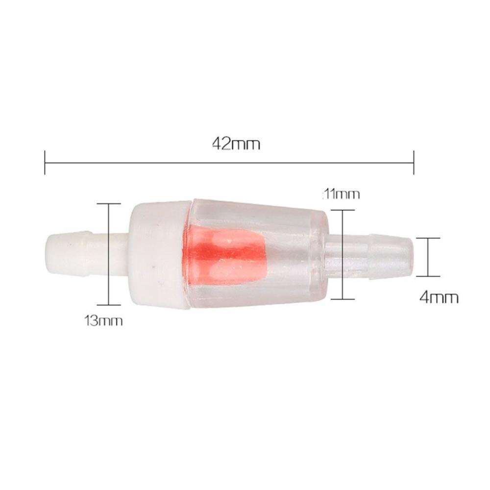 10pcs/lot Non-Return One Way Check Valve CO2 Aquarium Air Pump For 4cm Inner Dia Hose Fish Tank Accessories