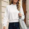 Women's Casual Long Sleeve Pullover Sweatshirt for Everyday Wear