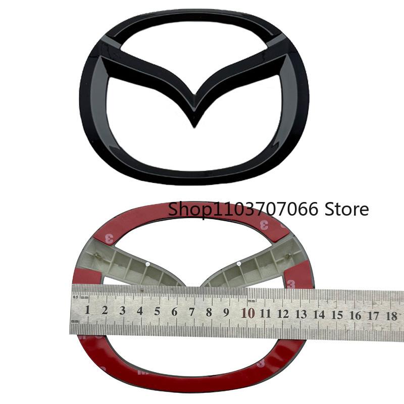 Car Hood Front And Rear Tail Mark ABS Logo Compartment X Badge Sticker For 2006 07 08 09 10 11 12 13 14 Year MAZDA3 Accessories