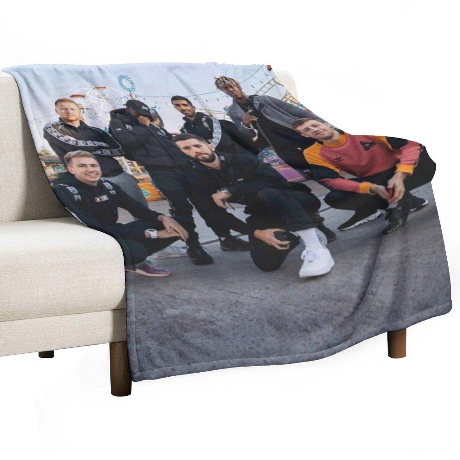 sideman Throw Blanket Beach Soft Big manga Plaid on the sofa Blankets 30x40in