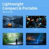 LED Dual Light Source Flashlight USB Rechargeable Bright Floodlight Camping Torch 5 Modes Emergency Work Lamp Built-in Battery