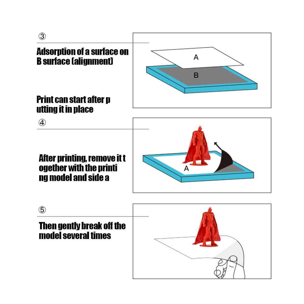 Removable Magnetic Construction Surface Plate for Creality Ender 3 Ender 3 Pro CR-20 for 3D Printer Magnetic Construction Plate