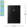 Laconic 2027 A5 Monthly Planner, Zodiac Sign, Black LAMD98-190BK (Starts December 2026)