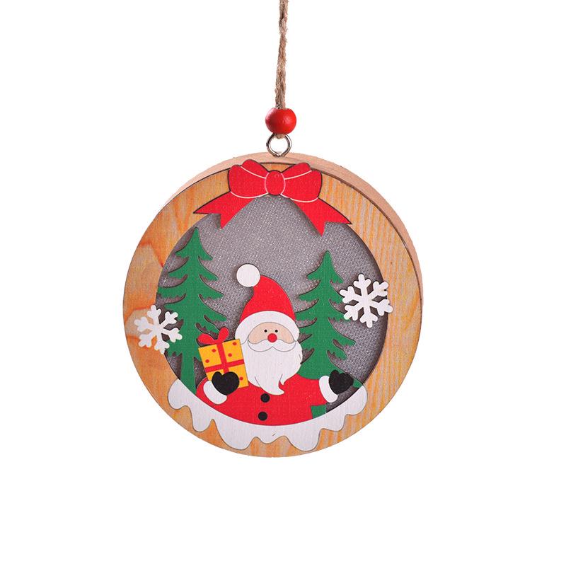 Christmas LED Light-Up Ornaments: Santa, Snowman & Reindeer Figurines