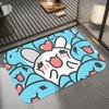 Anime C-capoo Floor Mat Diatomite Bath Mat, Quick Dry Absorbent Non-Slip Door Mat