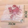 Christmas creativity, Christmas tree top decoration, red crabs, tree top stars, Christmas tree decorations, ornaments