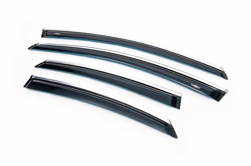 

Ветровики с хром молдингом SD (4 шт, HIC) для Ford Mondeo 2008-2014 гг