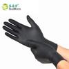 Semosi Durable Black Nitrile Gloves: Thick, Disposable, Oil-Resistant for Food, Beauty, Tattoo, Industrial, and Automotive Use.