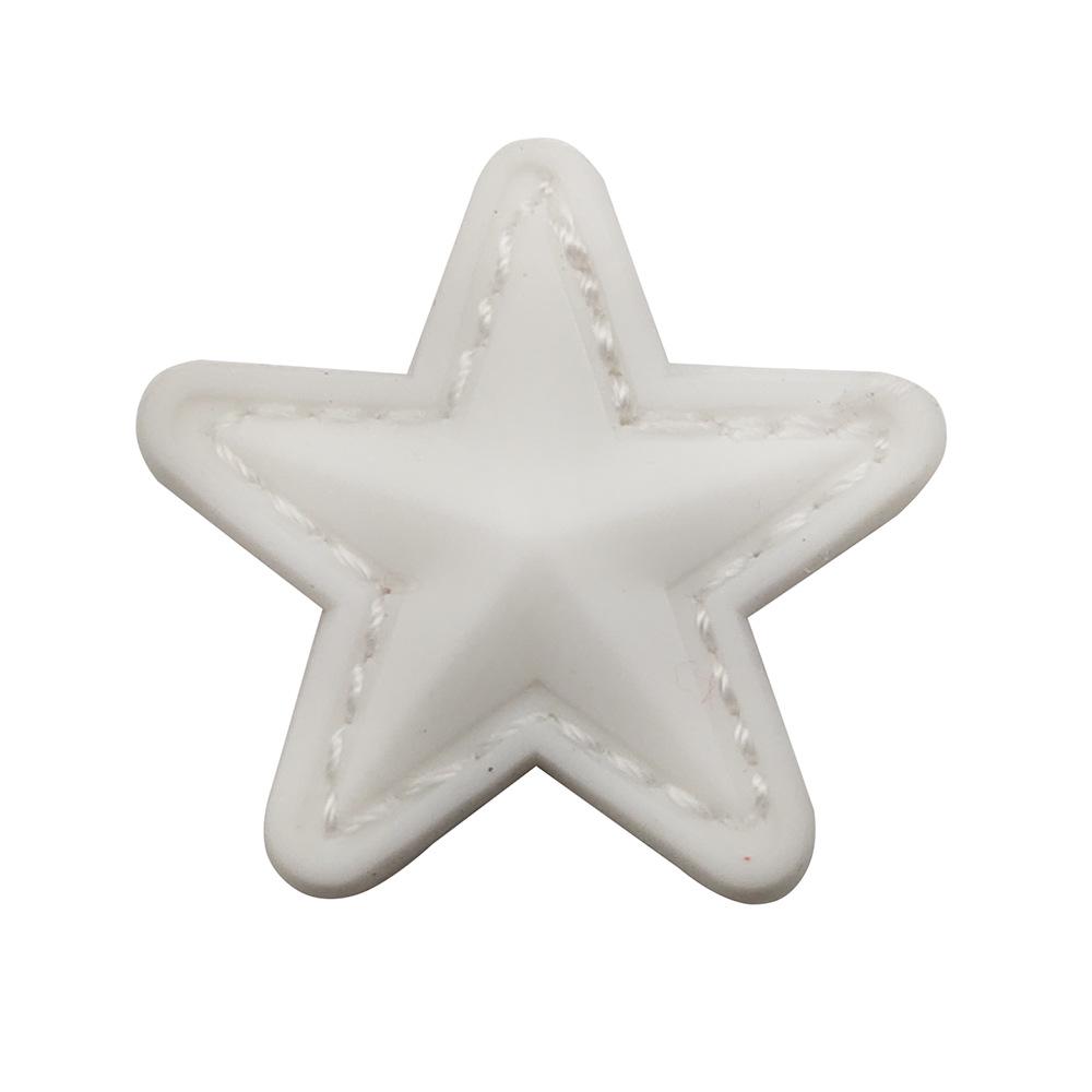 

Embroidered Colorful Star PVC Magic Sticker Badge