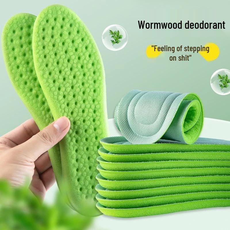 Comfortable, Sweat-Absorbing, and Deodorizing Sports Insoles for Endurance: Ideal for Military Training, Men & Women, Soft and Elastic.