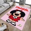 1pc Mafalda Comic Strips Collection Carpet for Playroom Bedroom Living Room Sofa Home Decor,kids Game Area Rug Non-slip Floor Mat Y73030