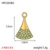 3PCS/LOT CARLIDANA Waterproof Non Tarnish Charms, Heart Round Colorful Zircon Pendants High Quality for Necklace Jewelry Making