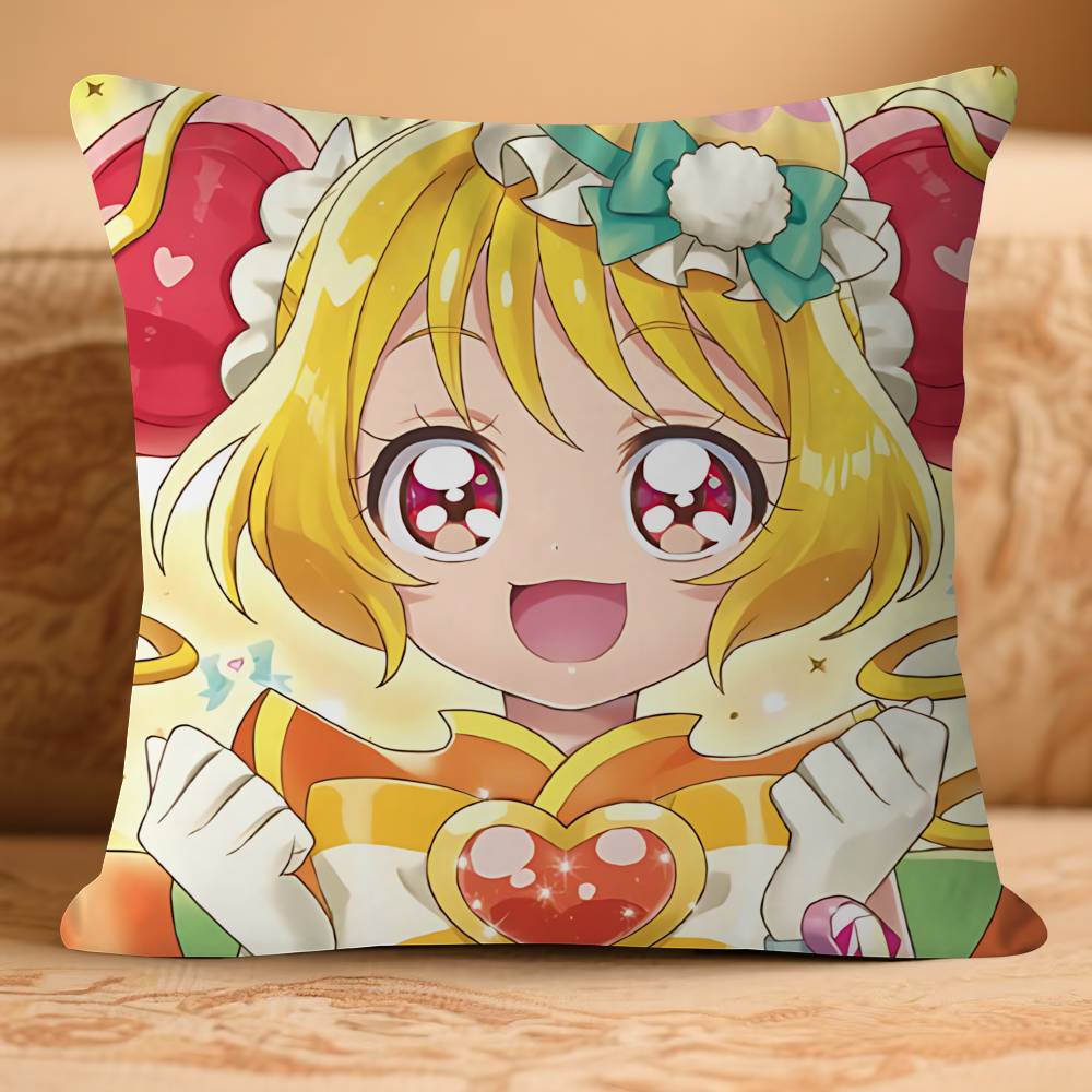 H-Healin'Good Pretty Cure Pillow Case Removable Washable Cushion Cover – All-Season Soft Linen