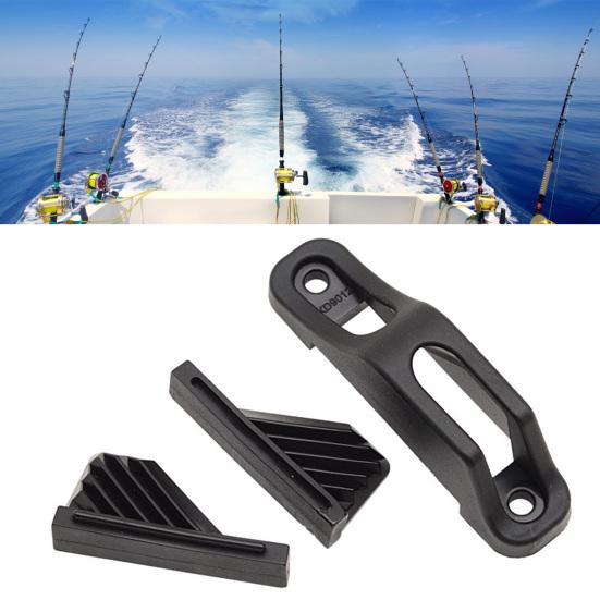 Nylon Kayak Cord Lock Cleat Self-Lock Rope Cord Tensioner Runner Quick Grip Soft Rope Tensioning Slider for Canoeing Kayak Surfing Accessories