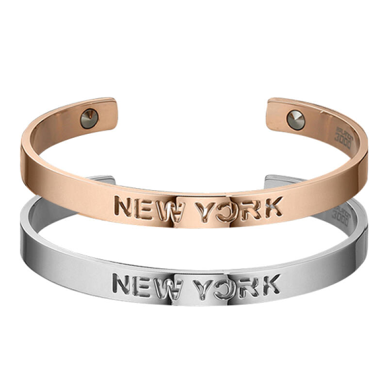 Браслет New York SR с германием, браслет для здоровья rose gold