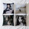 Cushion Cover FILM Soft Case Sofa Living Faouzia NOIR Room Home Comfortable Office Decor Protective Pillow