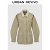 UR Women's Retro Color-Block Embroidered Cotton Jacket