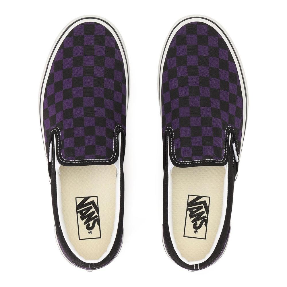 Vans Slip On Pop Chk Grape Vn000d6b11e Pop Chk Grape