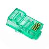 50/100PCS RJ45 Ethernet Cables Module Plug Network Connector RJ-45 Crystal Heads Cat5 Color Cat5e Gold Plated Cable