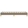 Vidaxl Bed Frame Without Mattress, Taupe, 100X200 Cm, Upholstered