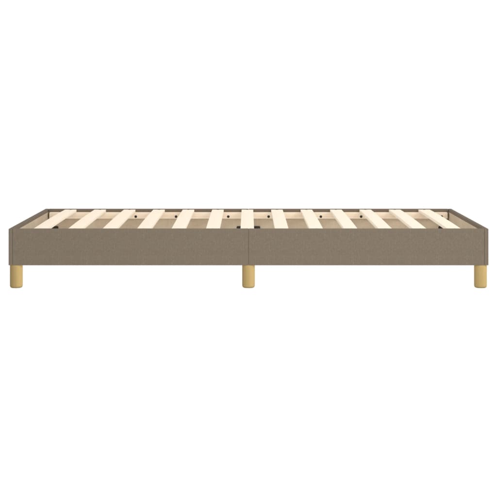 Vidaxl Bed Frame Without Mattress, Taupe, 100X200 Cm, Upholstered